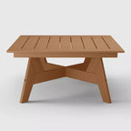 WestinTrends Avalon Table basse carrée d'extérieur moderne en PEHD
