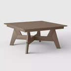 WestinTrends Avalon Table basse carrée d'extérieur moderne en PEHD