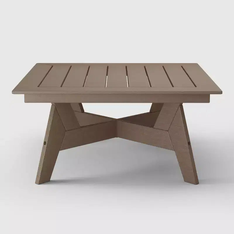 WestinTrends Avalon Table basse carrée d'extérieur moderne en PEHD