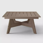 WestinTrends Avalon Table basse carrée d'extérieur moderne en PEHD