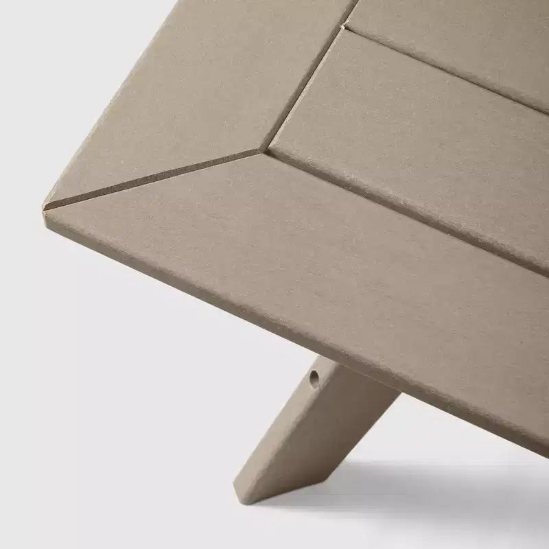 WestinTrends Avalon Table basse carrée d'extérieur moderne en PEHD
