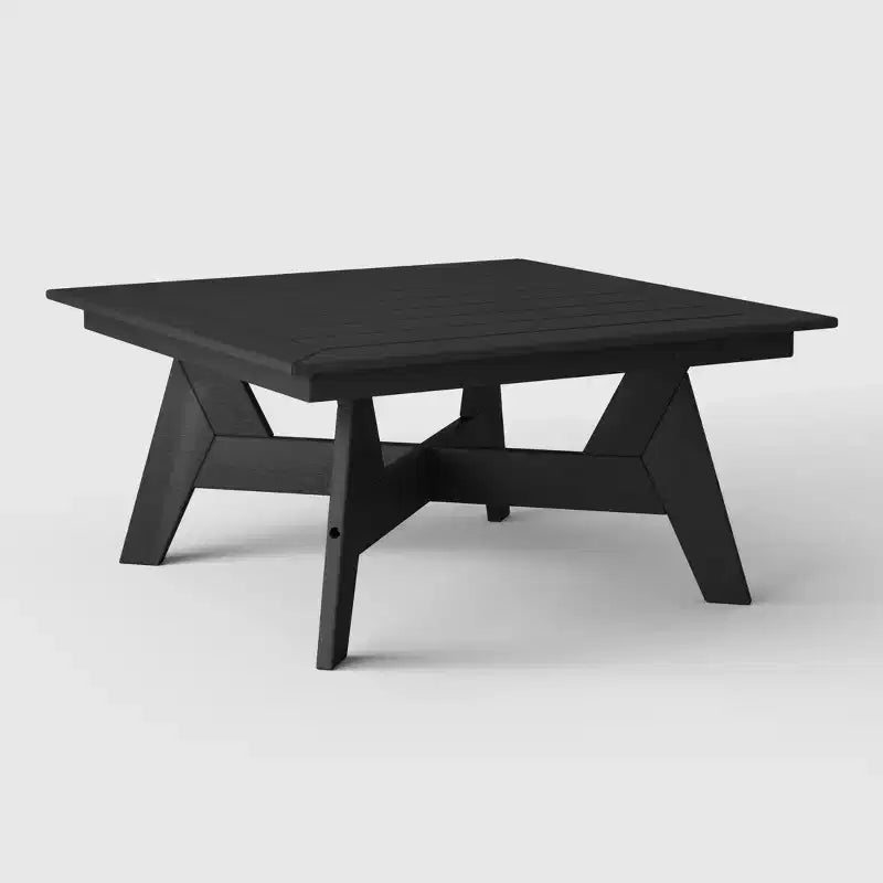 WestinTrends Avalon Table basse carrée d'extérieur moderne en PEHD