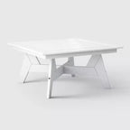WestinTrends Avalon Table basse carrée d'extérieur moderne en PEHD