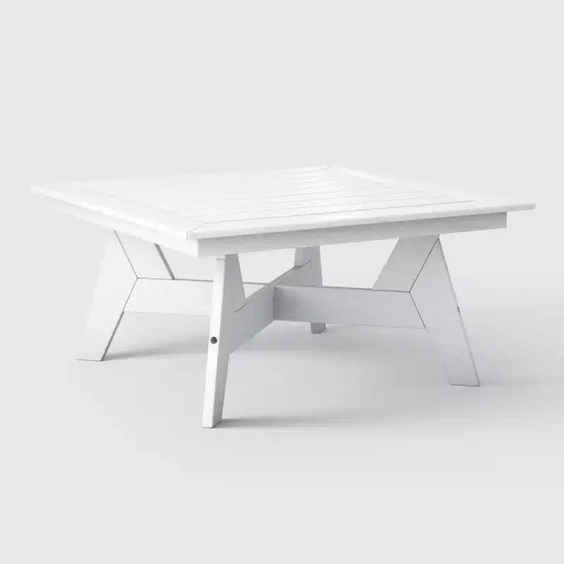 WestinTrends Avalon Table basse carrée d'extérieur moderne en PEHD