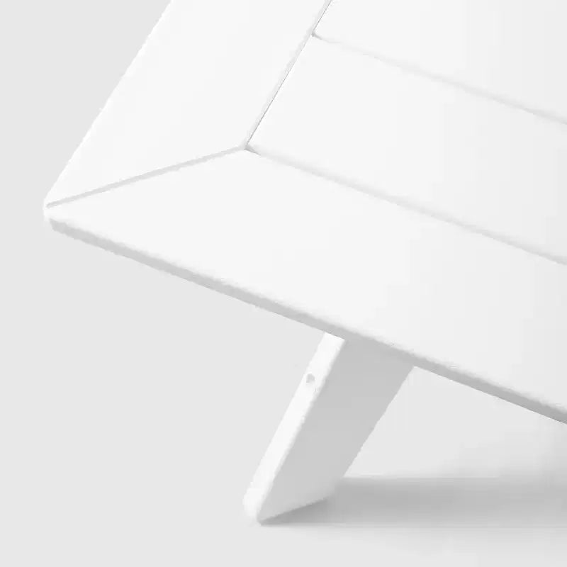 WestinTrends Avalon Table basse carrée d'extérieur moderne en PEHD