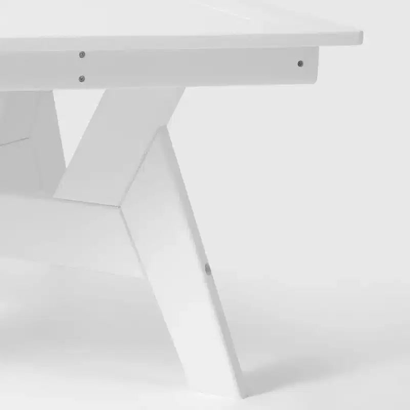 WestinTrends Avalon Table basse carrée d'extérieur moderne en PEHD