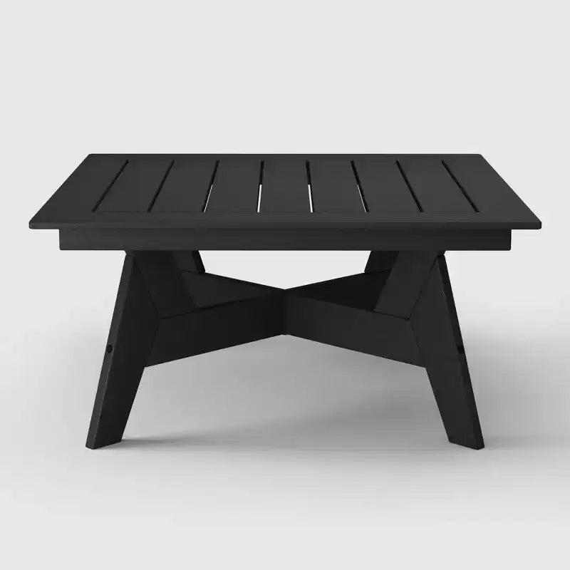 WestinTrends Avalon Table basse carrée d'extérieur moderne en PEHD