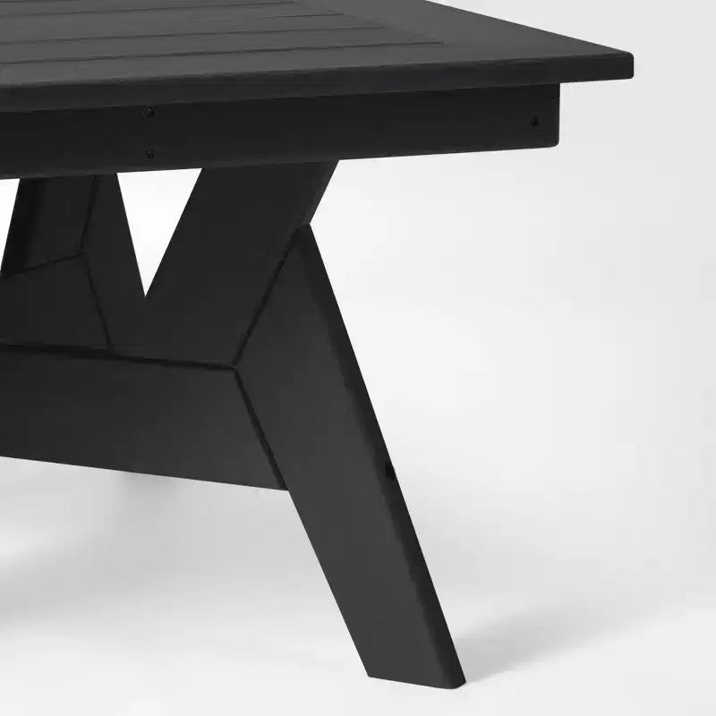 WestinTrends Avalon Table basse carrée d'extérieur moderne en PEHD