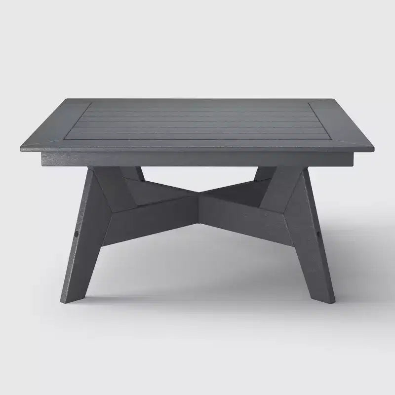WestinTrends Avalon Table basse carrée d'extérieur moderne en PEHD
