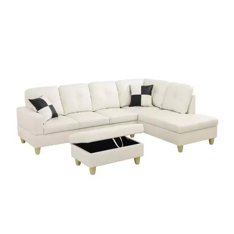 Trasforma il Tuo Spazio Abitativo con il Nostro Elegante Divano Sezionale a L Comfort e Stile Ineguagliabili Ti Aspettano