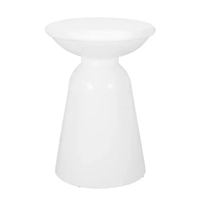 GDFStudio Soto Moderno Tavolino da Esterno con Piedistallo in Ferro (Set di 2)