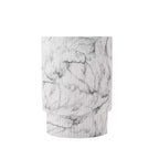 Christopher Knight Home Hamid Table d'appoint cylindrique minimaliste nervurée en béton léger
