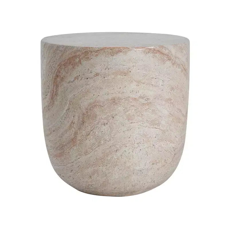 Christopher Knight Home Susie Tavolino da Esterno Moderno a Barilotto in Cemento Leggero