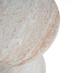 Christopher Knight Home Selene Tavolino da Esterno Moderno in Calcestruzzo Leggero con Base a Piedistallo