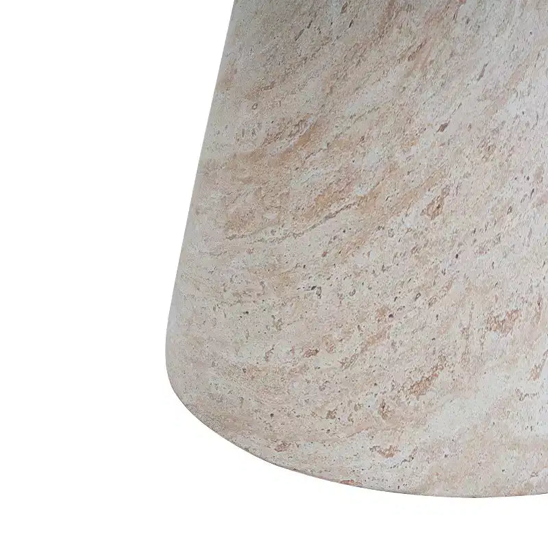Christopher Knight Home Selene Tavolino da Esterno Moderno in Calcestruzzo Leggero con Base a Piedistallo