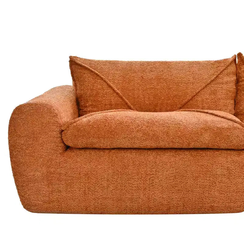 Divano Letto Modulare 4 Posti Whisen 116, Ampia Imbottitura in Schiuma, Sicuro per Anziani/Bambini, Nessun Montaggio, Combinazione Libera