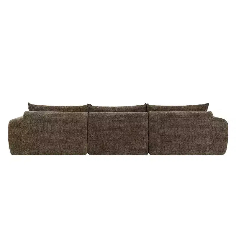 Divano Letto Modulare 4 Posti Whisen 116, Ampia Imbottitura in Schiuma, Sicuro per Anziani/Bambini, Nessun Montaggio, Combinazione Libera