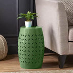 Tavolino Christopher Knight Home Lilac da 30 cm in metallo per interni/esterni