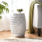 Tavolino Christopher Knight Home Lilac da 30 cm in metallo per interni/esterni