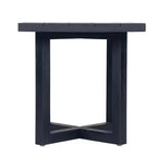 Christopher Knight Home Winona Tavolino da Esterno Quadrato Rustico con Pannello a Doghe in Legno di Acacia e Base a Croce