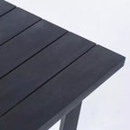 Christopher Knight Home Winona Tavolino da Esterno Quadrato Rustico con Pannello a Doghe in Legno di Acacia e Base a Croce