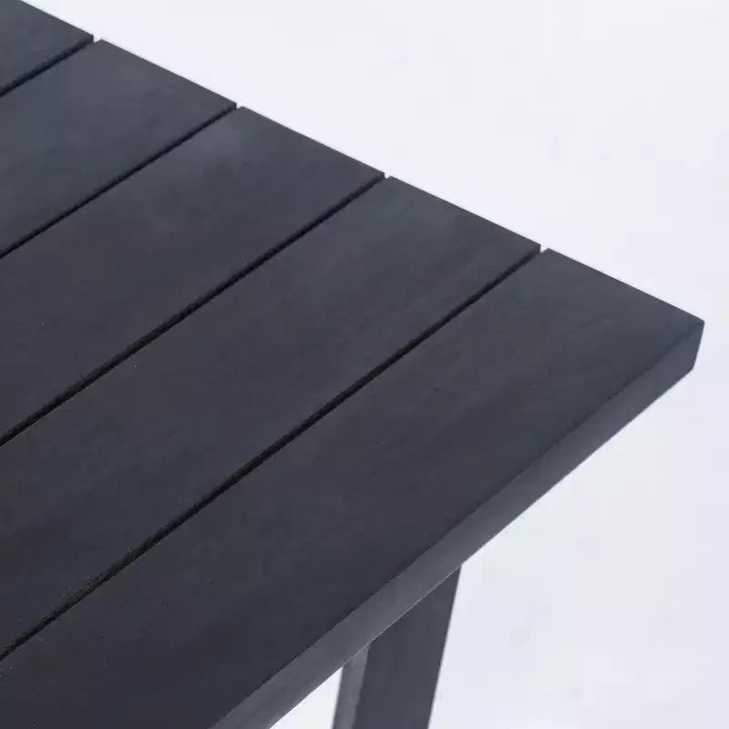 Christopher Knight Home Winona Tavolino da Esterno Quadrato Rustico con Pannello a Doghe in Legno di Acacia e Base a Croce