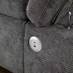 Canapé-lit modulaire sectionnel Whisen 270 - 6 places en forme de L avec pouf de rangement, canapé en chenille, personnalisable pour salon et appartement
