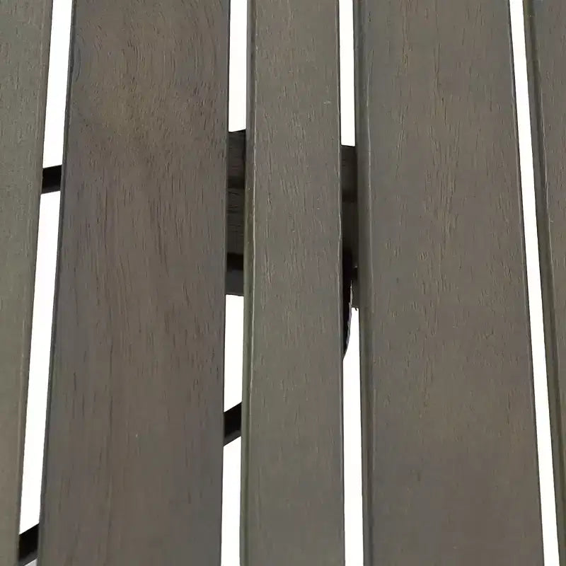 GDFStudio Karyme Table d'appoint pliante d'extérieur en bois d'acacia avec plateau à lattes