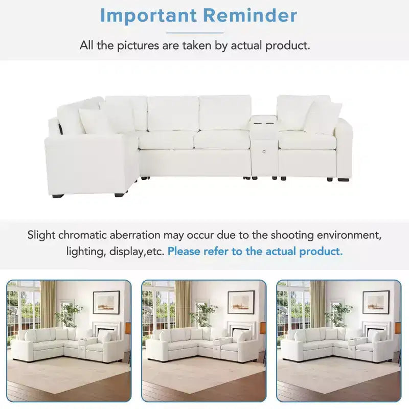 Divano letto a L modulare da 120,5" con letto estraibile, contenitore e portabicchieri, sezionale reversibile per soggiorno moderno