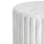Christopher Knight Home Hava Table d'appoint d'extérieur moderne multifonction en béton léger sculpté