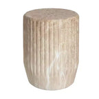 Christopher Knight Home Hava Table d'appoint d'extérieur moderne multifonction en béton léger sculpté