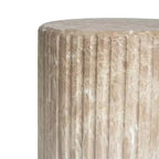 Christopher Knight Home Hava Table d'appoint d'extérieur moderne multifonction en béton léger sculpté
