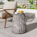 Christopher Knight Home Hazel Outdoor Modern Versatile Lightweight Concrete Side Table