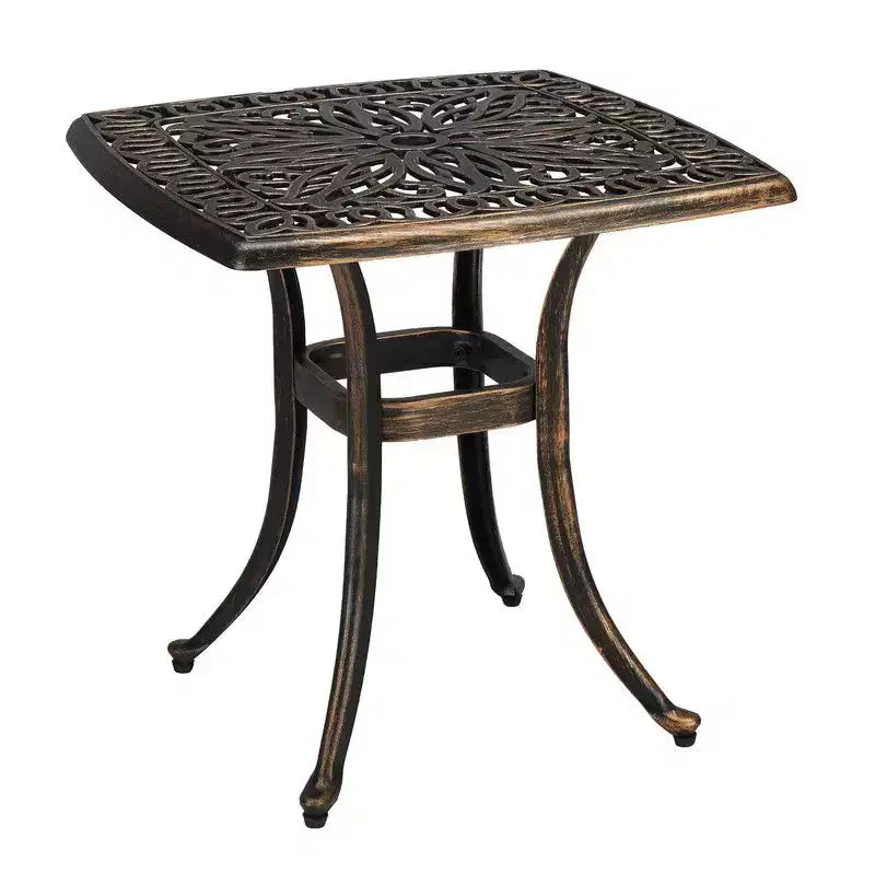 Karl Home |Square Metal Outdoor Side Table