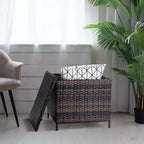 Karl Home | Table d'appoint carrée d'extérieur