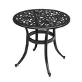 Karl Home |Round Metal Outdoor Side Table