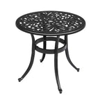 Karl Home |Round Metal Outdoor Side Table