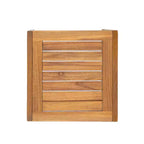 Christopher Knight Home Cyril Tavolino in legno di acacia a forma di C con doghe da esterno