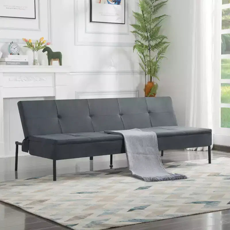 Canapé-lit futon convertible MAYEERTY 69.88 avec dossier réglable sur 5 positions