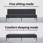 Canapé-lit futon convertible MAYEERTY 69.88 avec dossier réglable sur 5 positions