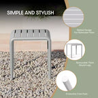 WestinTrends Playa, tavolini laterali da esterno moderni in plastica (set da 2)