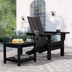 Table d'appoint de patio Hyleory durable en PEHD - Table d'appoint d'extérieur résistante aux intempéries