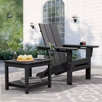 Table d'appoint de patio Hyleory durable en PEHD - Table d'appoint d'extérieur résistante aux intempéries