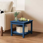 Table d'appoint de patio Hyleory durable en PEHD - Table d'appoint d'extérieur résistante aux intempéries