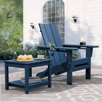 Table d'appoint de patio Hyleory durable en PEHD - Table d'appoint d'extérieur résistante aux intempéries