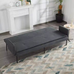 MAYEERTY 74.8 Divano Letto Futon Convertibile con Schienale Regolabile in 5 Posizioni