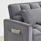 Poltrona Letto Convertibile PexFix, Ideale per Spazi Piccoli con Schienale Regolabile