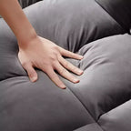Poltrona Letto Convertibile PexFix, Ideale per Spazi Piccoli con Schienale Regolabile