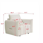 PexFix Moderna Poltrona con Cuscino per Ufficio Soggiorno e Camera da Letto
