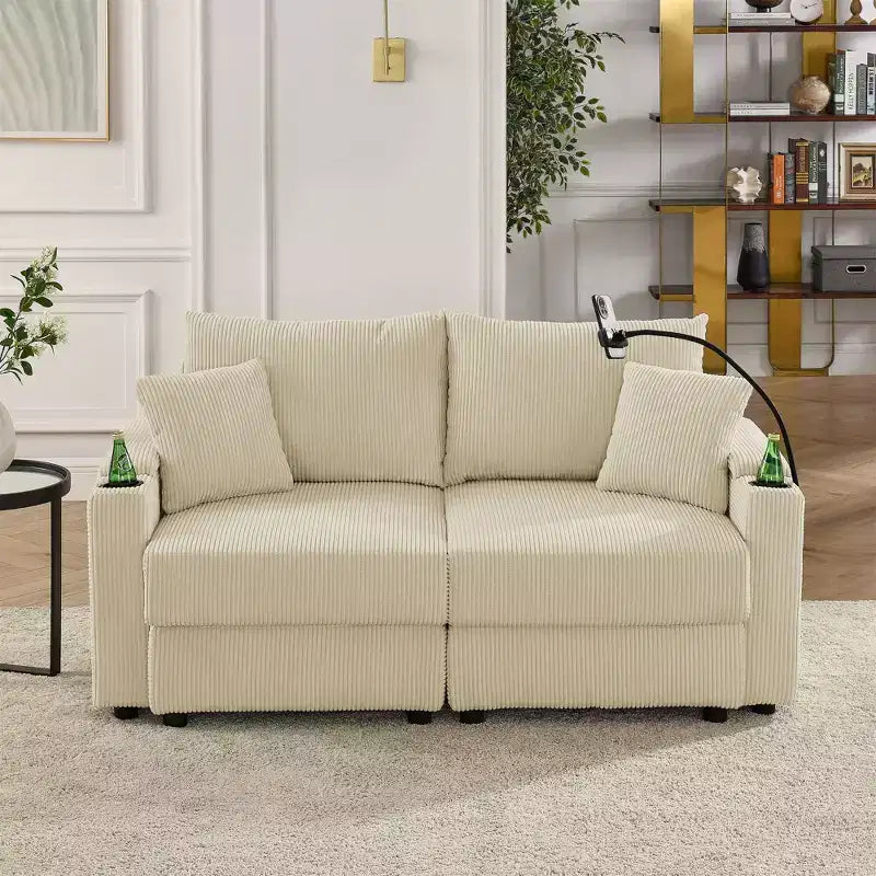 Divano letto a scomparsa pieghevole Okak Modern 54.33, divanetto convertibile futon con 3 lunghezze e schienale regolabile per il soggiorno
